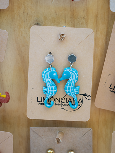 Pendientes Caballitos de Mar Nude – Inspirados en el Mar Menor - Imagen 3