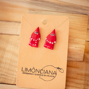 Pendientes de nazareno 'Los Coloraos' 2 cm